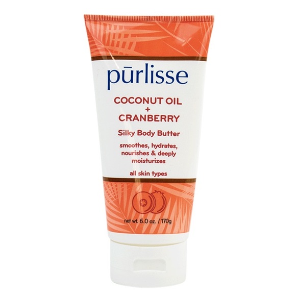 Purlisse Coconut Oil + Cranberry Silky Body Butter - Picture 1 of 3